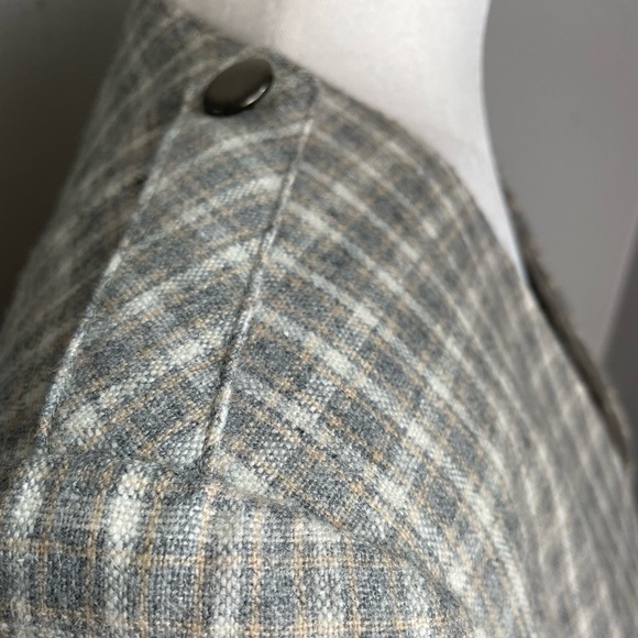 Custom Tailored Handmade Plaid Double Breasted Wool Blazer - M - Picture 7 of 16
